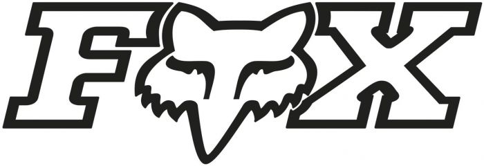 Fox F-Head-X TDC 18" Sticker