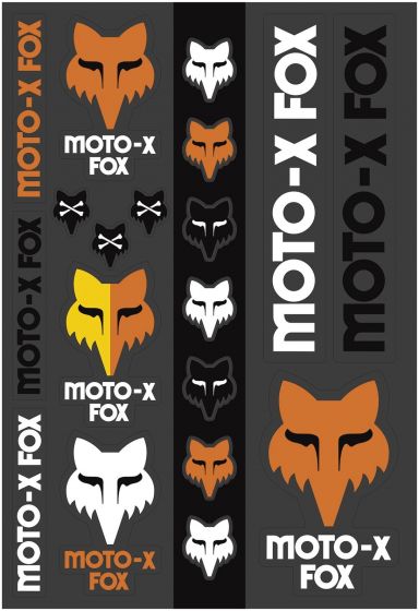 Fox Heritage Track Sticker Pack