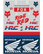 Fox Honda Track Sticker 2023 Pack