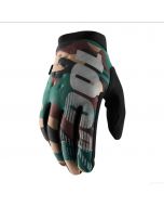 100% Brisker Cold Weather Gloves - Camo/Black