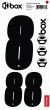 Box Two Number Sticker Kit