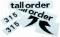 Tall Order 315 Frame Stickers