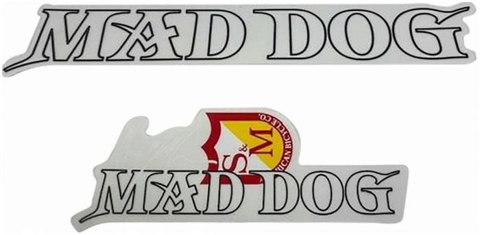 S&M Mad Dog Frame Sticker