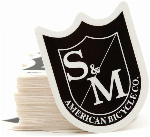 S&M Small Shield Sticker