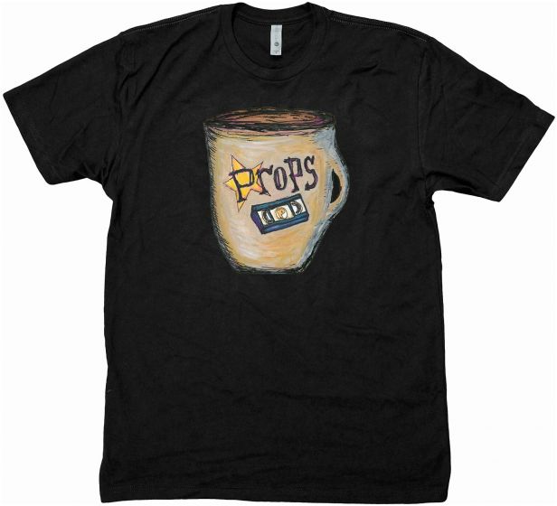 Props Coffee & VHS Transfer T-Shirt
