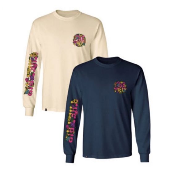 The Trip Floral Long Sleeve T-Shirt – Tan