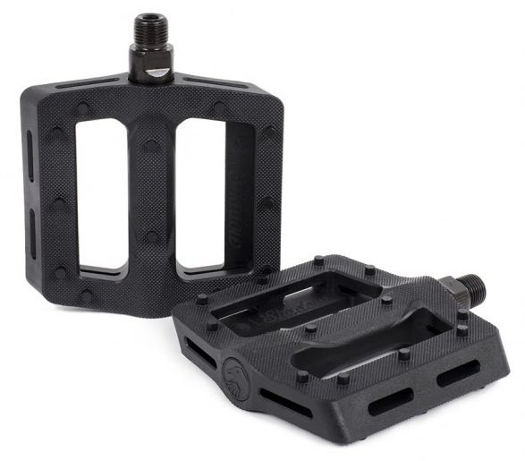 Shadow Surface Plastic Pedals -Black