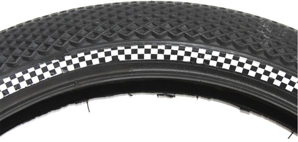 Cult Vans Checkered Reflective Wire Tyre