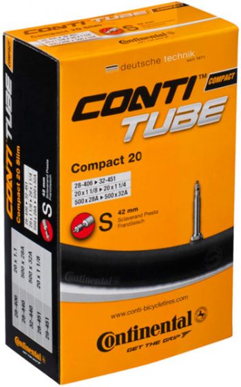 Continental Compact 20-Inch Schrader Innertube