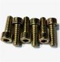S&M FIT Gold Metric Stem Bolts