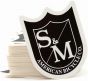 S&M Medium Shield Sticker