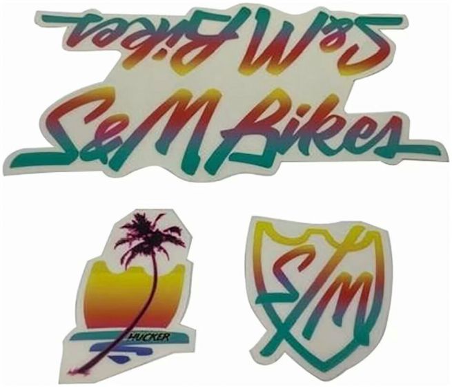 S&M Hucker Tropical Frame Sticker