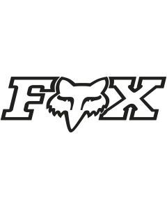 Fox F-Head-X TDC 18" Sticker