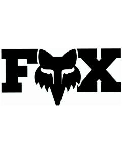 Fox F-Head-X 3" Sticker