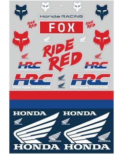 Fox Honda Track Sticker 2023 Pack