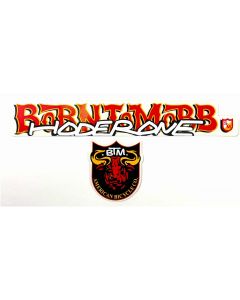 S&M Hoder Born To Mobb Bull Frame Sticker