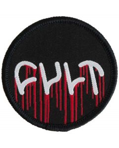 Cult Circle Drip Logo Embroidered Patch