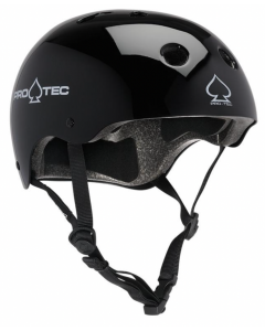 Pro-Tec Classic Certified Helmet-Gloss Black-XX-Large