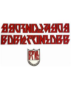 S&M Hoder Born To Mobb XL Frame Sticker