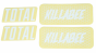 Total BMX Killabee K4 Frame Stickers